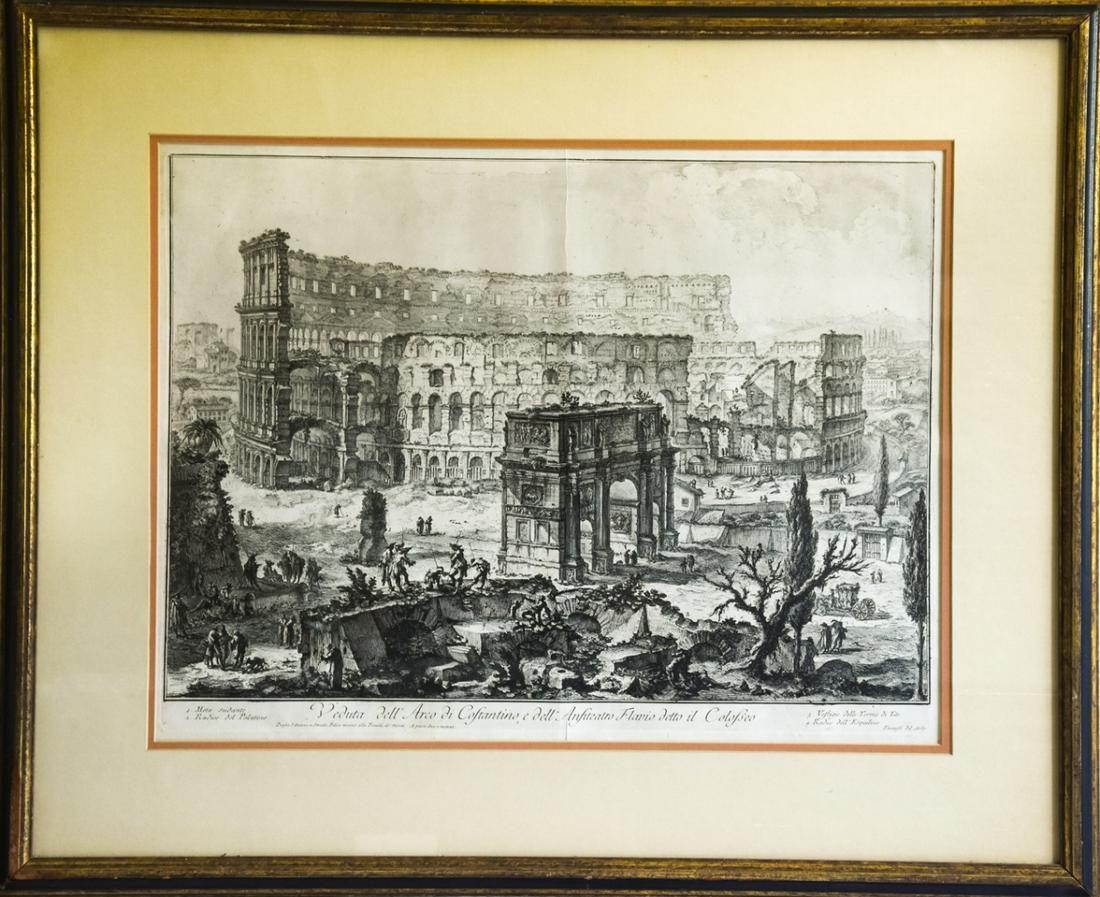Giovanni Piranesi Framed Antique 18th C Engraving (1 of 11)