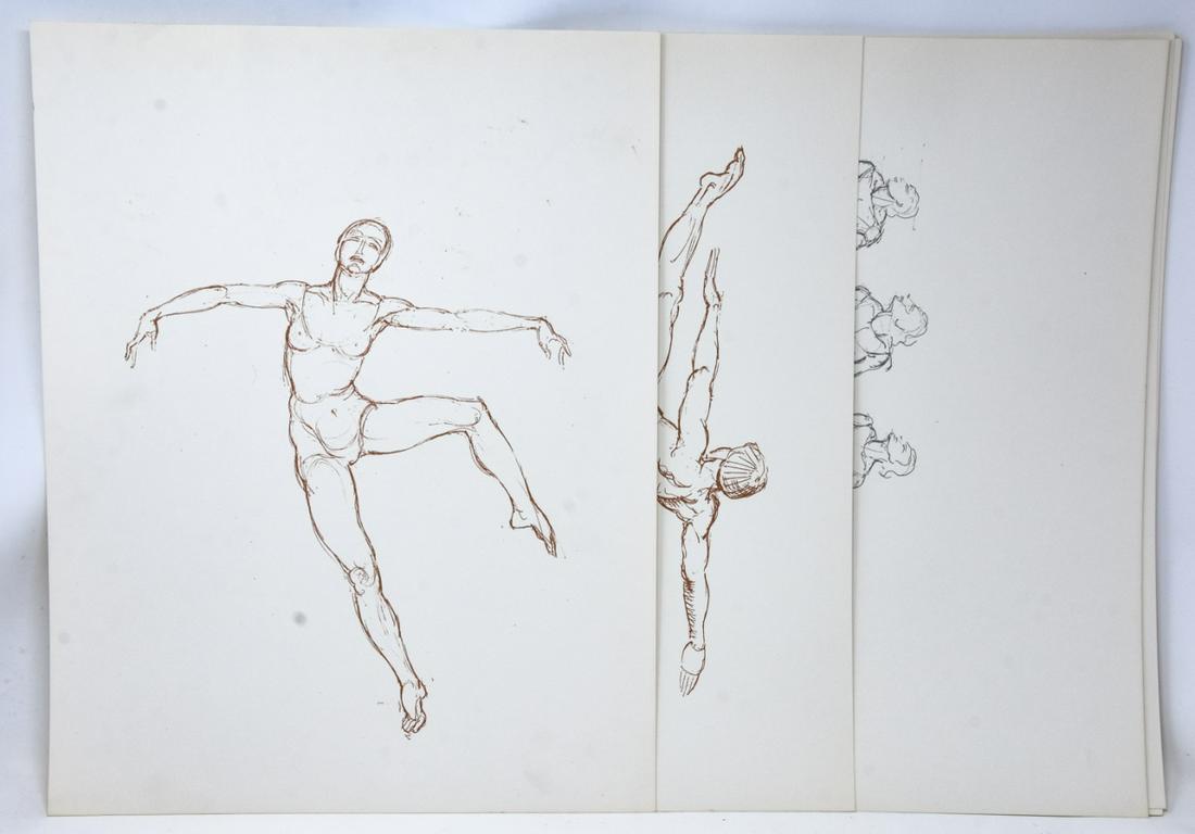 Paolo D'anna - 17 Lithographs of Ballet Dancers (1 of 8)