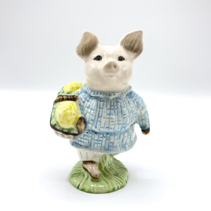 Royal Albert England Little Pig Robinson: Royal Albert England Little Pig Robinson – Beatrix Potter ceramic figurine is approximately 3.75 x 4 inches.