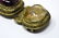 Antique Chinese Gilt Metal W Natural Stone Buckle - 2