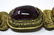 Antique Chinese Gilt Metal W Natural Stone Buckle - 3