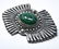 Sterling Silver & Malachite Brooch & Earrings - 2