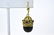 Pair Antique 14k Gold Onyx Garnet Earrings - 2