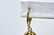Pair Antique 14k Gold Onyx Garnet Earrings - 5