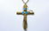 Antique C 1880 Gold Filled Cross Pendant Necklace - 2