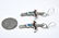 Sterling Turquoise Inlaid Thunderbird Earrings - 3