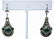 2 Pairs Sterling Silver & Malachite Drop Earrings - 3