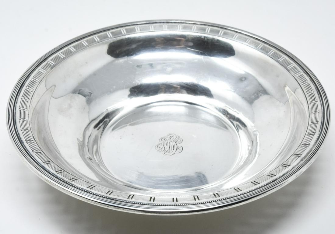 Sterling Silver Serving Dish with Pierced Edge (1 of 7)