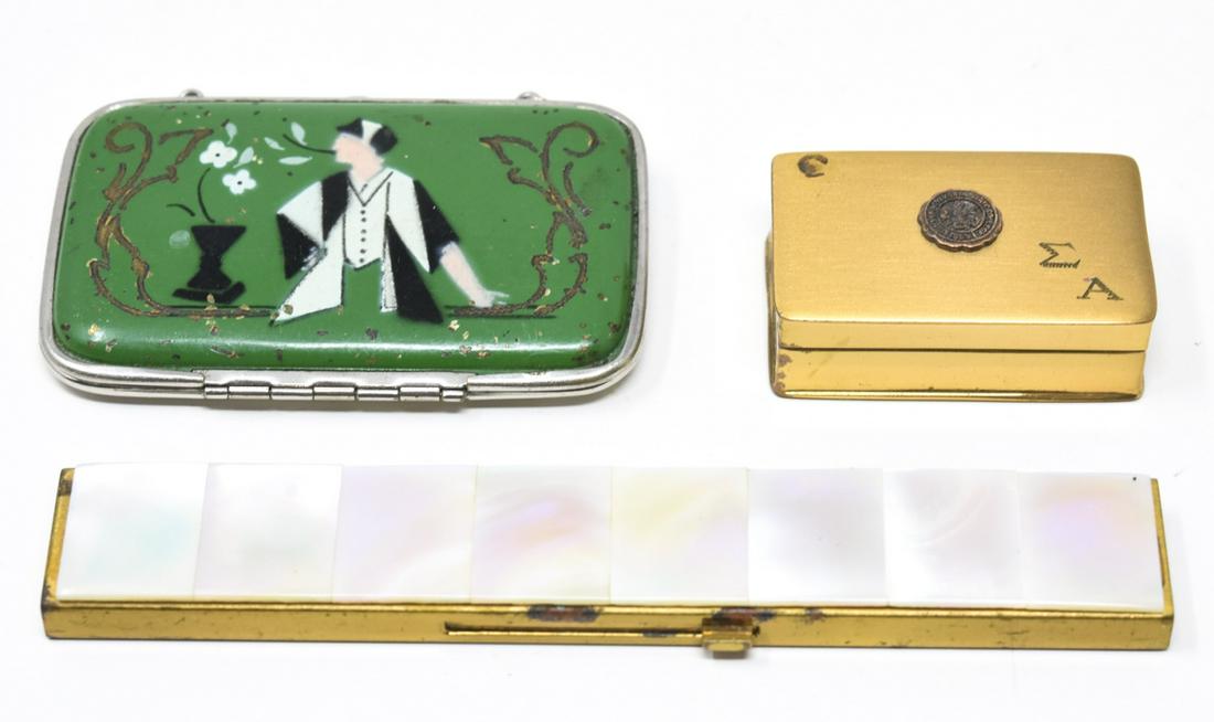 Vintage C 1930s - 1950s Ladies Makeup Accessories (1 of 8)