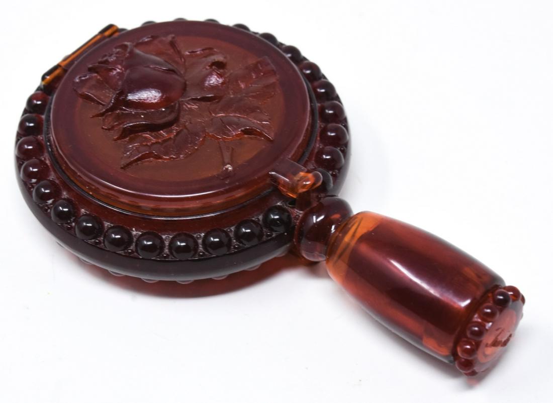 Vintage Trio-Ette Hand Mirror Form Compact (1 of 10)