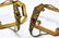 Pair of Antique Jeweled Ormolu Miniature Baskets - 7