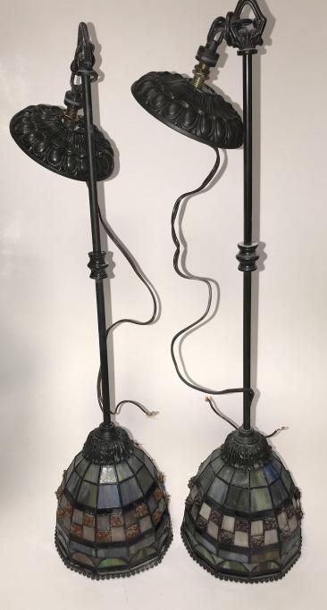 Stained Glass Chandelier Light Fixture Pendants (1 of 3)