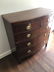 Antique 19th C English Hepplewhite Demi Lune Chest - 3