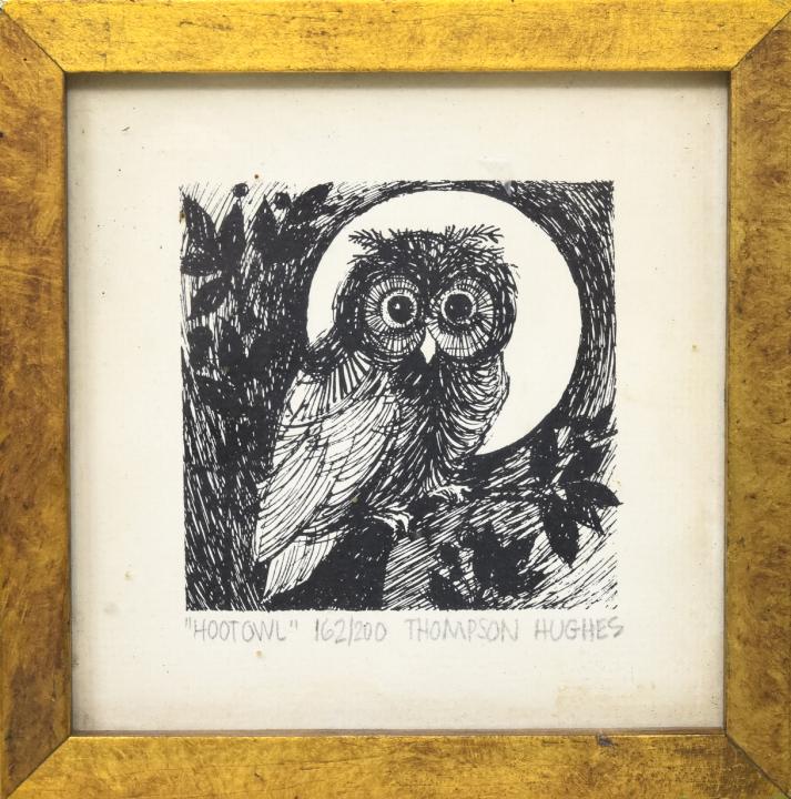 Thompson Hughes Mid Century Modern Owl Print (1 of 7)