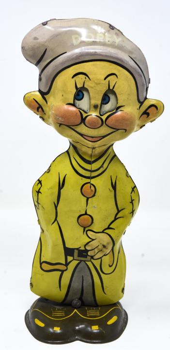 Louis Marx 1938 Tin Wind Up Dopey Rare Disney Toy (1 of 9)