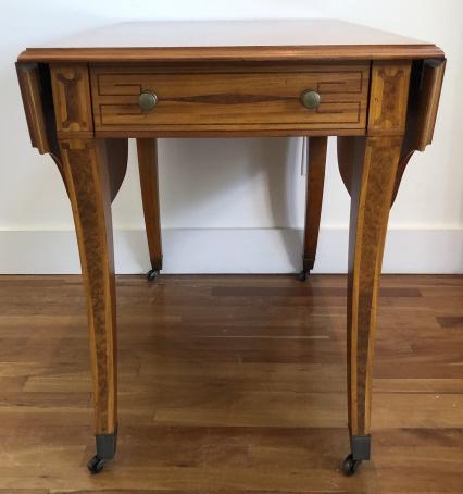 John Widdicomb Regency Drop Leaf Side Table (1 of 9)