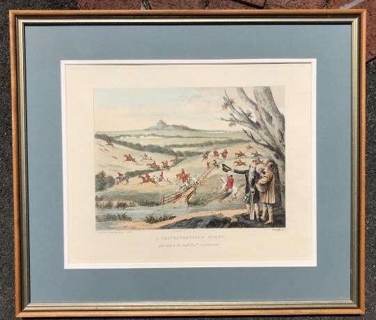 Antique Framed English Horse / Equestrian Print (1 of 5)