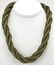 Costume Jewelry Necklace w Citrine Tone Stones