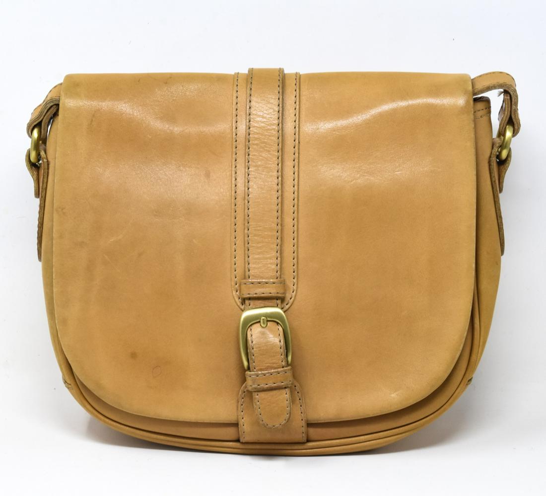 Bally Camel Leather Saddle Crossbody Bag (1 of 6)
