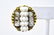 Hobe Gold Tone Art Glass & Milk Glass Clip Earring - 2