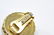Hobe Gold Tone Art Glass & Milk Glass Clip Earring - 6