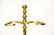 Hollywood Regency Gilt Brass Fireplace Tool Set - 3