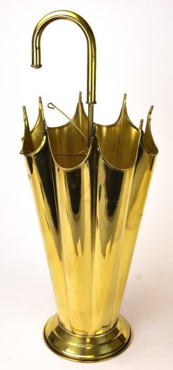 Vintage Brass Figural Umbrella Umbrella Stand (1 of 8)