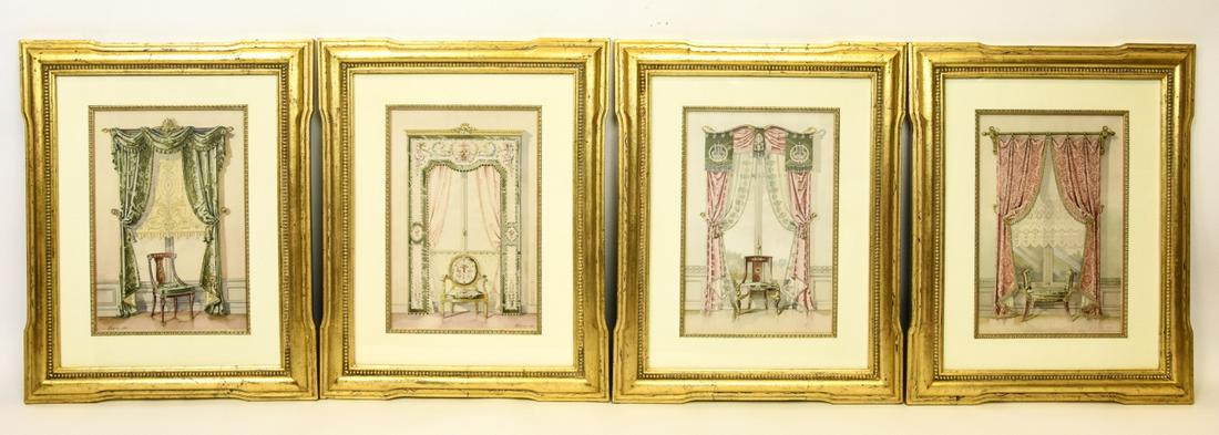 4 French Interior Design Framed Prints (1 of 9)