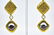 Pair Vintage Chanel Matelasse Clip On Earrings - 3