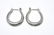 Two Pairs of Vintage Sterling Silver Hoop Earrings - 4