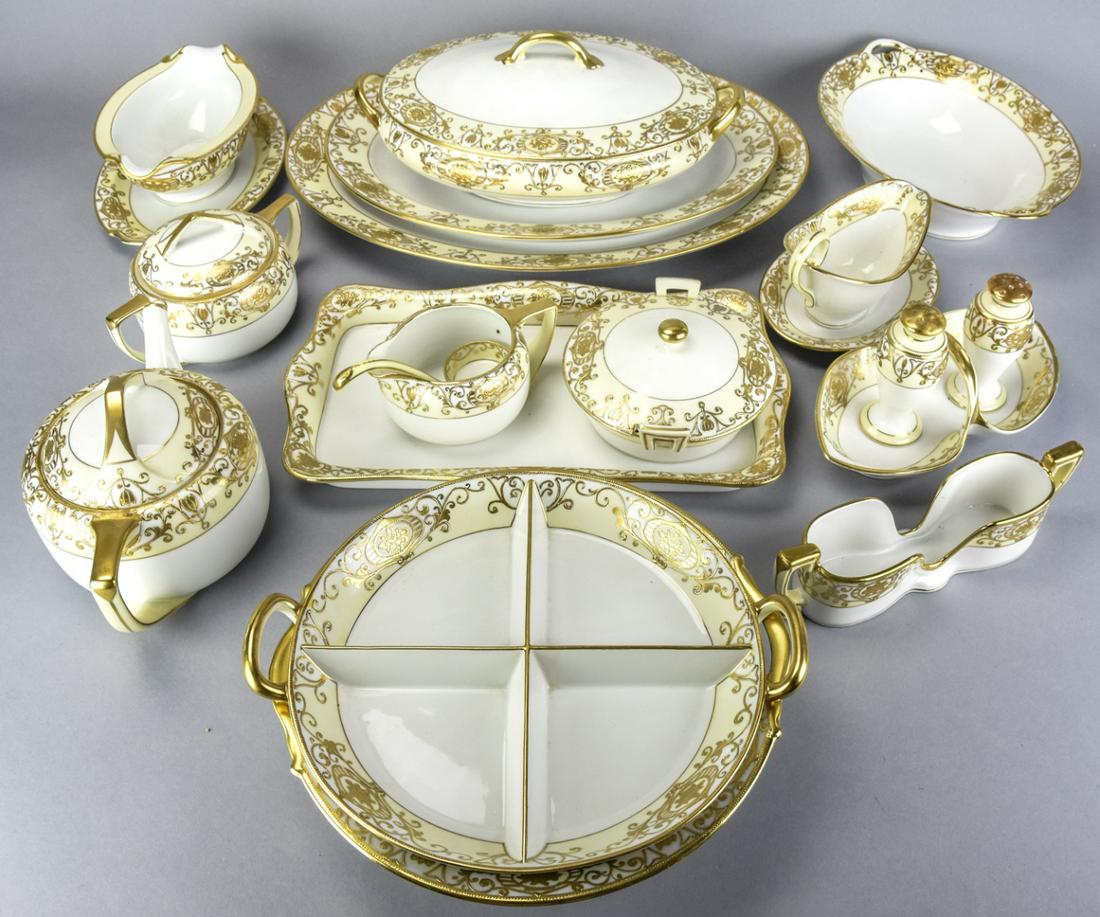 Vintage Noritake Gold on White Porcelain 16304 (1 of 8)