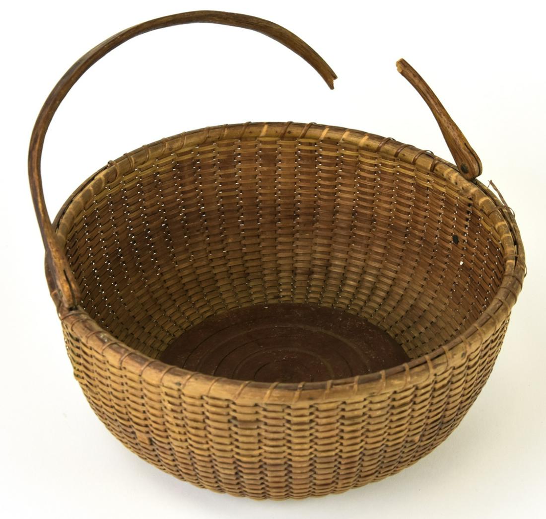 Antique Nantucket Lightship Basket Sandsbury (1 of 9)