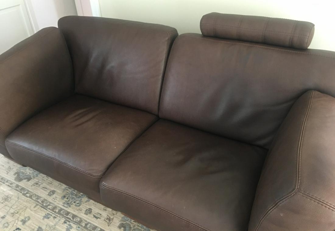 Maurice Villency Leather 3-Piece Sofa / Sectional (1 of 8)