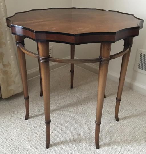 Antique Chinese Chippendale Turtle Top Side Table (1 of 5)