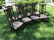 Set of Eight Carved Oak Dining Room Chairs - 3