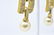 Pair of Vintage C 1990s Rhinestone Gilt Earrings - 5