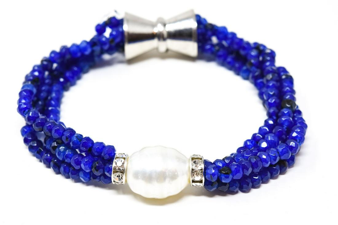 Four Strand 100 Carat Sapphire Bead Bracelet (1 of 8)