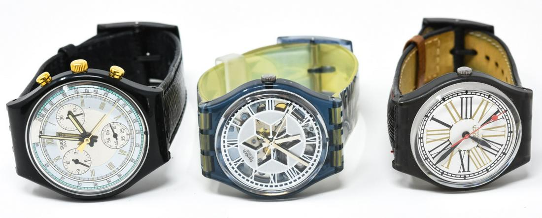 Lot of 3 Vintage Swatch Watches (1 of 7)