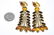Pair of Vintage C 1960s Clip on Costume Earrings - 7
