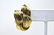 Pair of Vintage Gilt Metal Ciner Clip on Earrings - 2