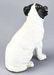 Antique German C 1900 Painted Bisque Dog - 4