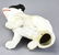 Antique German C 1900 Painted Bisque Dog - 5