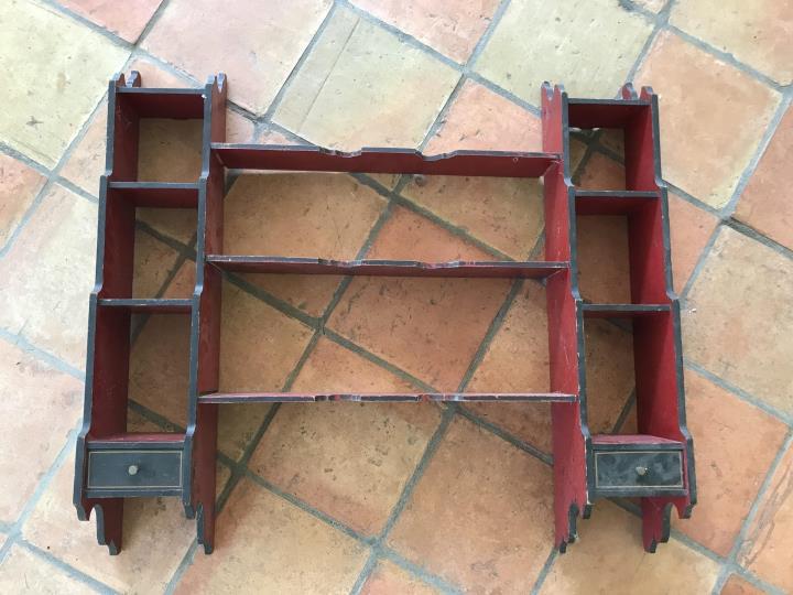 Antique Wall Shelf / Wall Hanging Etagere Display (1 of 2)