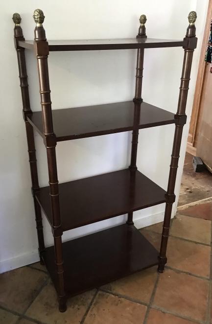 English Regency Style Etagere Display Shelf (1 of 4)