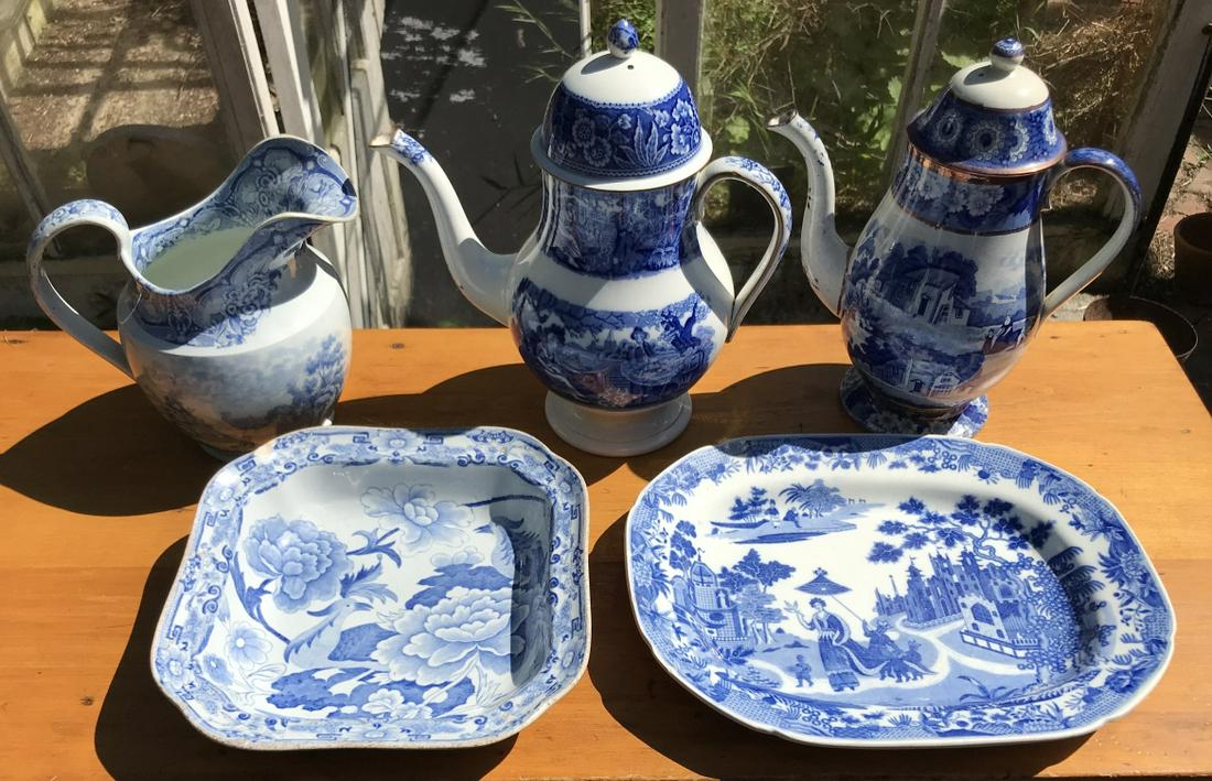 Collection of Antique 19th C English Porcelain (1 of 3)