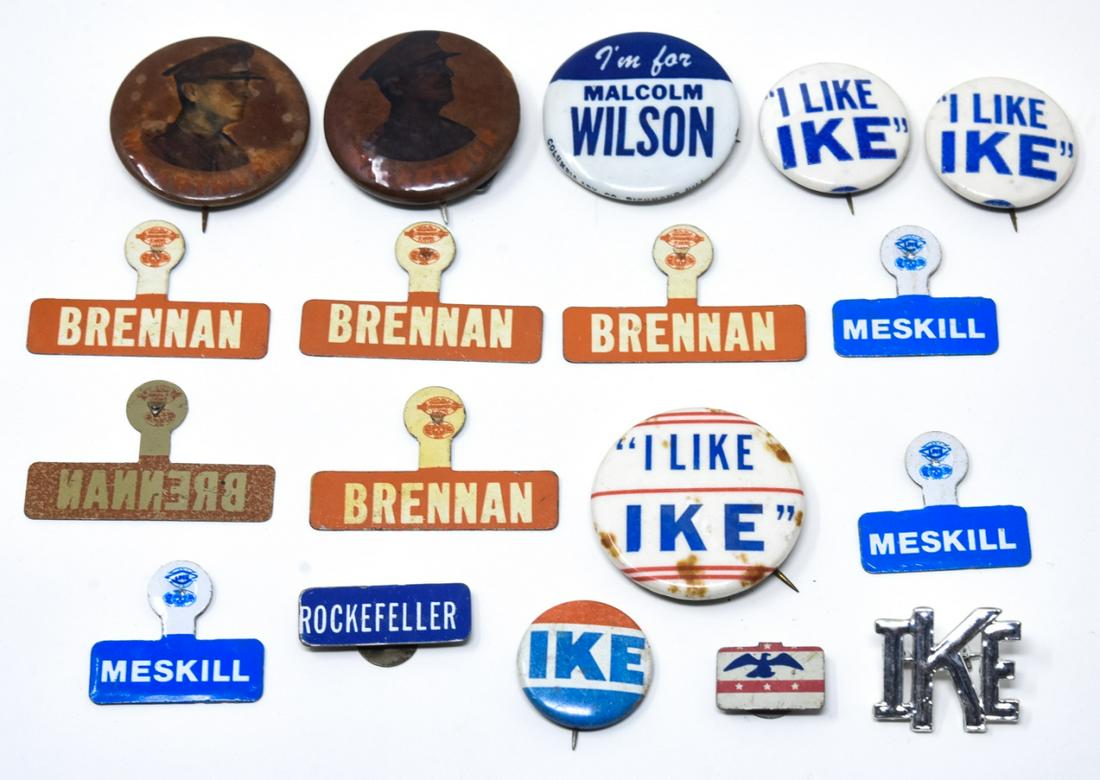 Collection Vintage Presidential Buttons Ephemera (1 of 7)