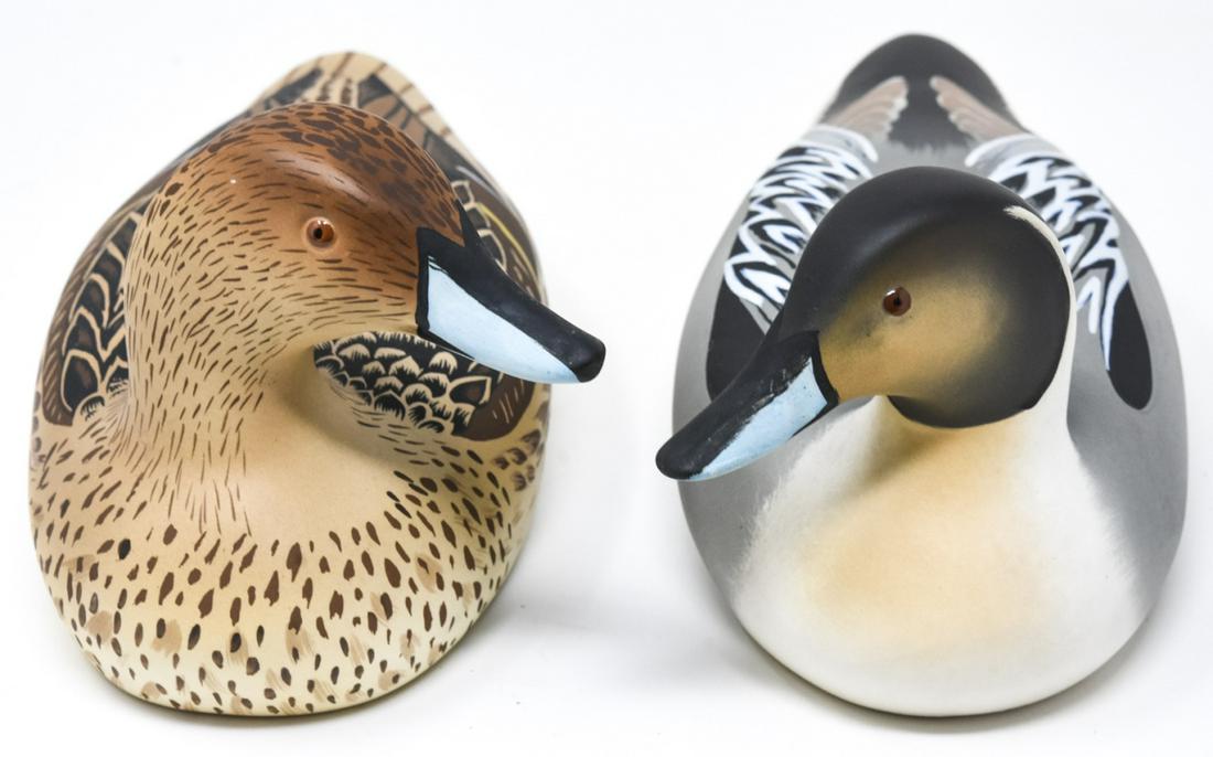 2 Royal Doulton Len Ward Porcelain Duck Decoys (1 of 7)