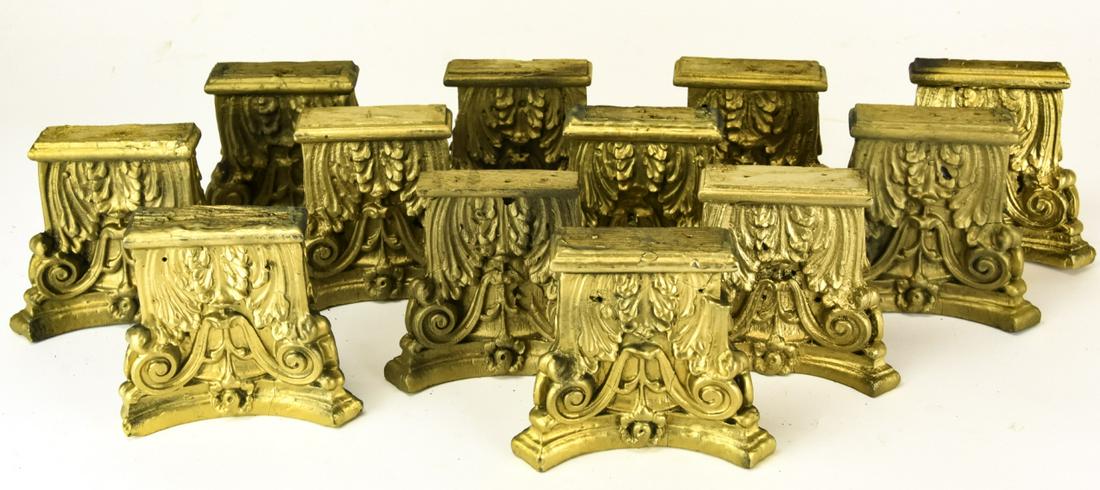 Lot Corinthian Style Gilt Architectural Elements (1 of 9)