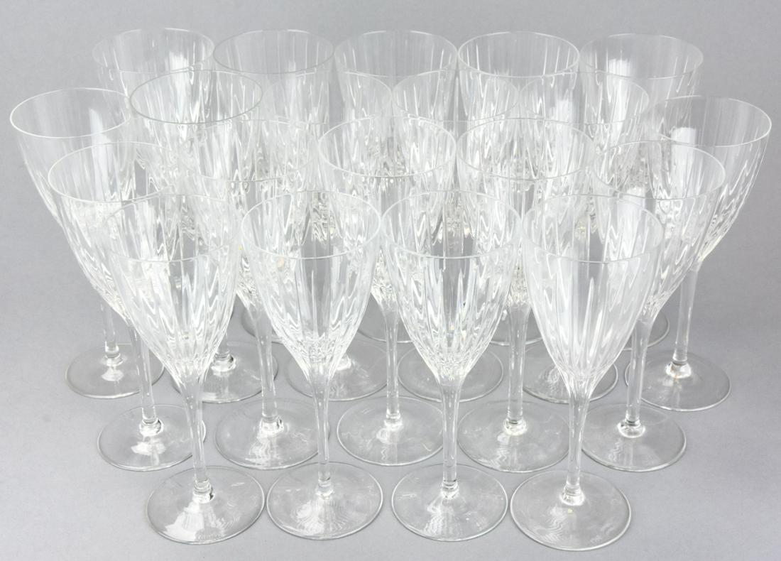 20 Waterford Marquis Wine Glasses in 2 Sizes: 20 Waterford Marquis Wine Glasses in 2 Sizes. 8 inches and 8.5 inches.