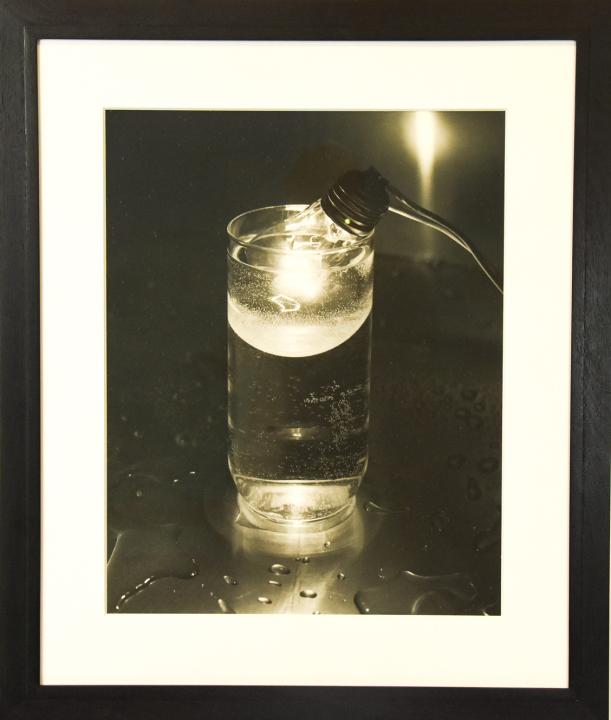 David Goldes Science Experiment #1 Photograph: David Goldes Science Experiment #1 Photograph. Professionally framed. Measures 31 x 26 inches.
